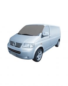 Protizámrazová plachta na čelní sklo dodávky Winter Delivery Van XL, šedá (90 × 150–175 cm)