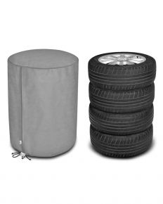 Ochranný obal pro uskladnění 4 automobilových kol 4wheels, 80 x 90 cm, šedý