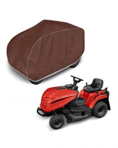 Plachta na zahradní traktor Optimal Garage L190, hnědá (190 x 83 x 77 cm)