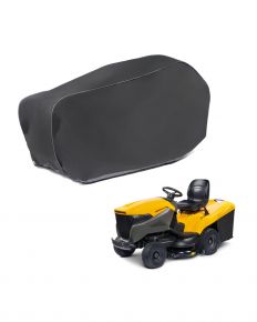 Plachta na zahradní traktor se zadním sběrným košem Optimal Garage XXL245, grafitová (235-245 x 115 x 74 cm)