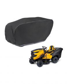 Plachta na zahradní traktor se zadním sběrným košem Optimal Garage XXL250, grafitová (245-260 x 110 x 74 cm)