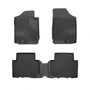 3D Gumové autokoberce No.77 pro Kia Carens III minivan 2006-2013 (4 ks)