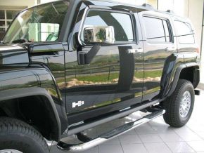 Boční nerezové rámy, Hummer H3