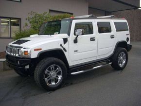 Boční nerezové rámy, Hummer H2