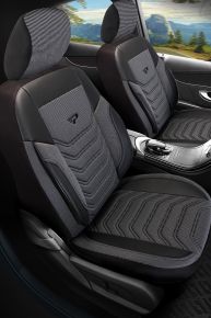 Autopotahy FLORIDA černo-šedé - elegantní ochrana sedaček