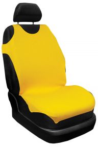 Autotričká 100% Bavlna, žlutá, přední 2ks