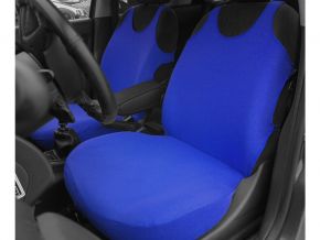 Univerzální bavlněná autotrika POK, modrá, přední + zadní