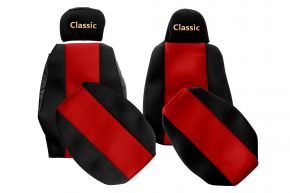 Autopotahy na míru CLASSIC pro SCANIA G NEXTGEN (od 01.2017) - sklopné sedadlo spolujezdce - červené