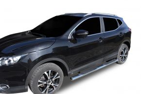 Boční nerezové rámy pro Nissan Qashqai 2014-2019 4" oval