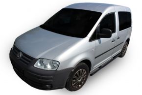 Boční nerezové rámy pro Volkswagen Caddy 2003-2015, 60,3 mm BLACK