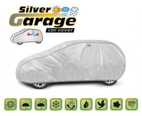 STÍNÍCÍ A PROTIDEŠŤOVÁ PLACHTA SILVER GARAGE hatchback Suzuki Swift IV od 2011 d. 380-405 cm