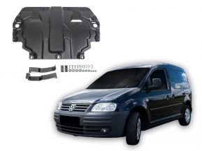Ocelový kryt motoru a převodovky Volkswagen  Caddy III pasuje na všechny motory (w/o heating system) 2006-2015