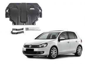 Ocelový kryt motoru a převodovky Volkswagen  Golf VI pasuje na všechny motory 2009-2013