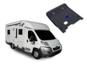 Ocelový kryt motoru a převodovky Peugeot  Boxer Caravan pasuje na všechny motory 2006-2014