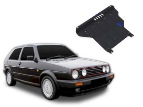 Ocelový kryt motoru a převodovky Volkswagen Golf II MT pasuje na všechny motory 1986-1992