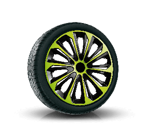 Poklice pro CITROEN 15", STRONG DUOCOLOR ZELENO-ČERNÉ 4ks