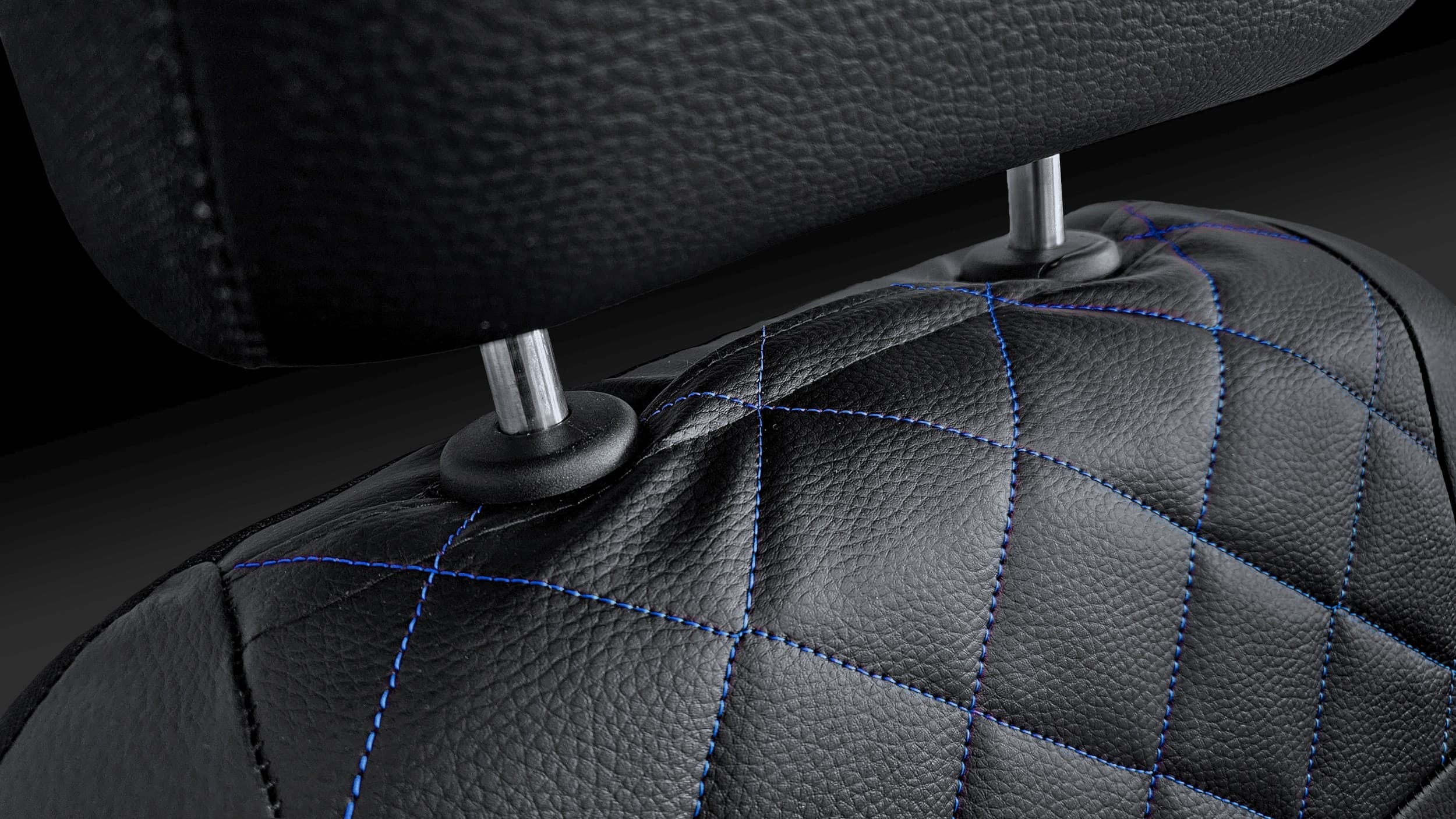 Autopotahy Perfect Line – detail uchycení hlavové opěrky