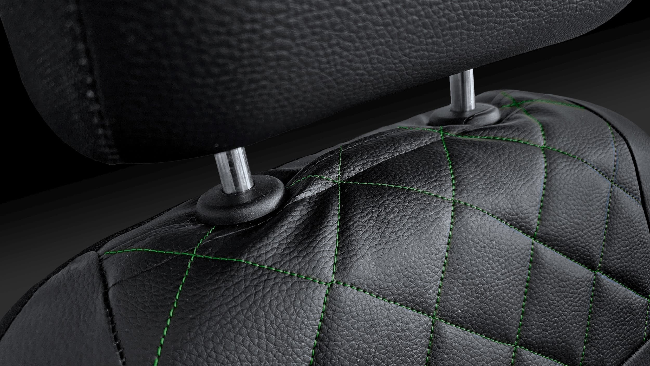 Autopotahy Perfect Line – detail uchycení hlavové opěrky