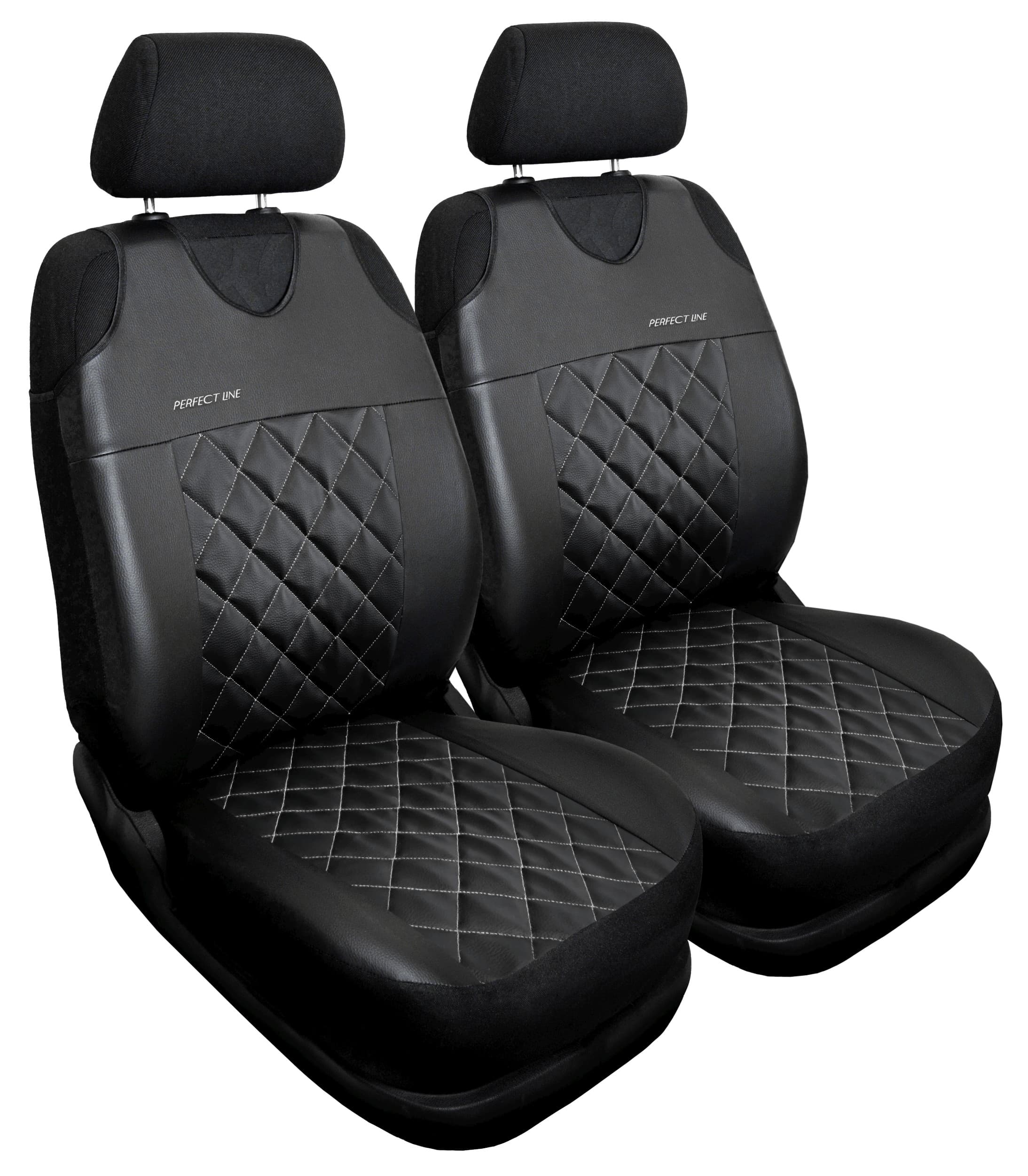 Sada stříbrných autotrik Perfect Line+ na předních sedadlech