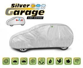 STÍNÍCÍ A PROTIDEŠŤOVÁ PLACHTA SILVER GARAGE hatchback Seat Ibiza d. 380-405 cm